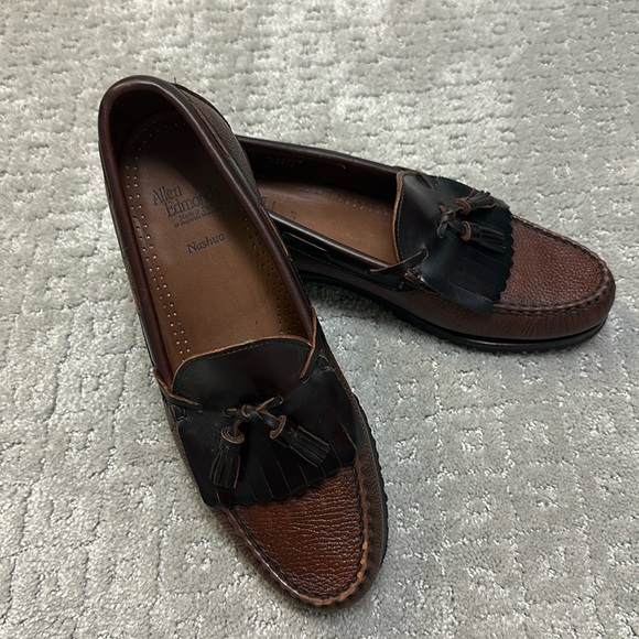 Allen Edmonds made in the USA Men’s leather tassel loafers- like new size 10.5 - Picture 1 of 6